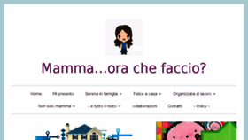 What Mammaorachefaccio.com website looked like in 2018 (5 years ago)
