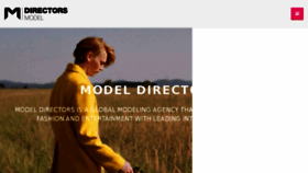 What Modeldirectors.com website looked like in 2018 (5 years ago)