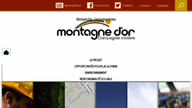 What Montagnedor.fr website looked like in 2018 (5 years ago)