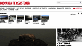 What Miscareaderezistenta.ro website looked like in 2018 (7 years ago)