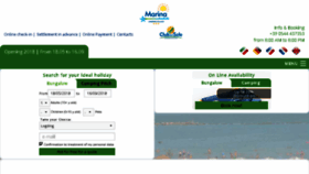 What Marinacampingvillage.it website looked like in 2018 (5 years ago)