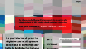 What Milano.medialibrary.it website looked like in 2018 (5 years ago)