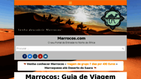 What Marrocos.com website looked like in 2018 (5 years ago)