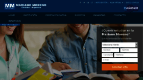 What Mariano-moreno.com.ar website looked like in 2018 (5 years ago)