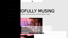 What Mindfullymusing.com website looked like in 2018 (5 years ago)