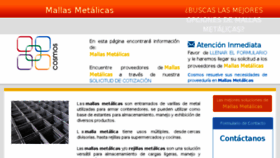What Mallasmetalicas.com.mx website looked like in 2018 (6 years ago)