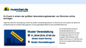 What Muenchenservice.de website looked like in 2018 (5 years ago)