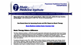 What Musicmedicine.org website looked like in 2018 (5 years ago)