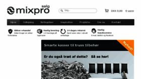 What Mixpro.dk website looked like in 2018 (5 years ago)