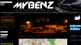 What Mybenz.org website looked like in 2018 (5 years ago)