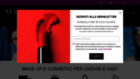 What Mesaudacosmetics.it website looked like in 2018 (5 years ago)