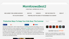 What Momknowsbest2.com website looked like in 2018 (5 years ago)