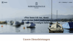 What Maerki-baumann.ch website looked like in 2018 (5 years ago)