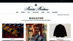 What Magazine.brooksbrothers.com website looked like in 2018 (5 years ago)