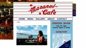 What Maranuicafe.co.nz website looked like in 2018 (5 years ago)