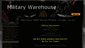 What Militarywarehouse.com website looked like in 2018 (5 years ago)