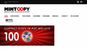 What Mintcopies.com website looked like in 2018 (5 years ago)