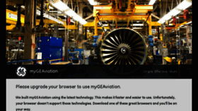 What My.geaviation.com website looked like in 2018 (5 years ago)