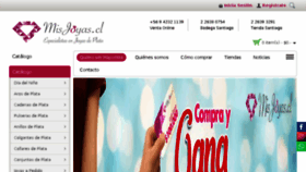 What Misjoyas.cl website looked like in 2018 (5 years ago)
