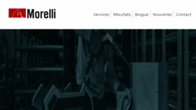What Morellidesigners.com website looked like in 2018 (5 years ago)