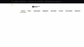 What Mgp-rechtsanwalt.de website looked like in 2018 (5 years ago)