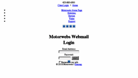 What Mail.motorwebs.com website looked like in 2018 (5 years ago)