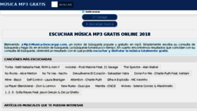 What Mp3-musica-descargar.com website looked like in 2018 (5 years ago)