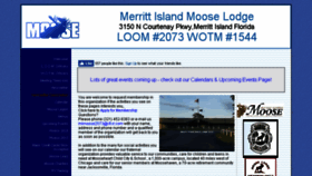 What Moose2073.org website looked like in 2018 (5 years ago)