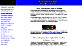 What Madmanmike.com website looked like in 2018 (5 years ago)