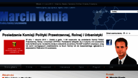 What Marcinkania.pl website looked like in 2018 (5 years ago)