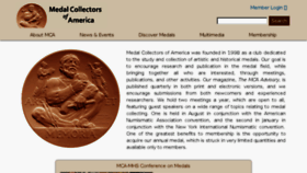 What Medalcollectors.org website looked like in 2018 (5 years ago)