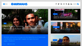 What Mirwans.com website looked like in 2018 (5 years ago)