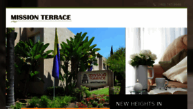 What Missionterraceapartments.com website looked like in 2018 (5 years ago)