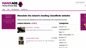 What Manxads.com website looked like in 2018 (5 years ago)