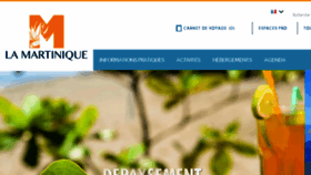 What Martinique.org website looked like in 2018 (5 years ago)