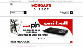 What Morgansdirect.co.uk website looked like in 2018 (5 years ago)