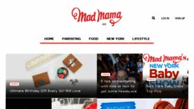 What Madmamanyc.com website looked like in 2018 (5 years ago)