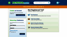 What Myaccount.petguys.com website looked like in 2018 (5 years ago)