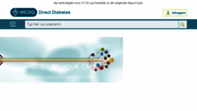 What Mediqdirectdiabetes.nl website looked like in 2018 (5 years ago)