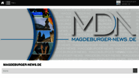 What Magdeburgersonntag.de website looked like in 2018 (5 years ago)