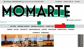 What Momarte.com website looked like in 2018 (5 years ago)