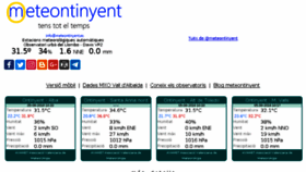 What Meteontinyent.es website looked like in 2018 (5 years ago)