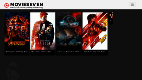 What Movieseven.com website looked like in 2018 (5 years ago)