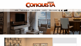 What Moveisconquista.com.br website looked like in 2018 (5 years ago)