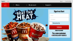 What Mcdelivery.mcdonalds.com.lb website looked like in 2018 (5 years ago)