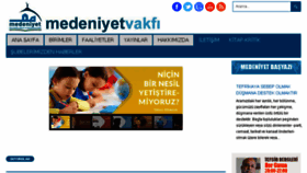 What Medeniyetvakfi.org website looked like in 2018 (5 years ago)