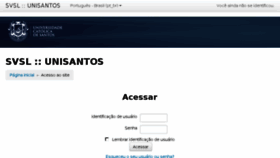 What Moodle.unisantos.br website looked like in 2018 (5 years ago)