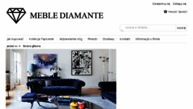 What Meblediamante.pl website looked like in 2018 (5 years ago)