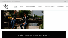 What Martyandgus.com website looked like in 2018 (5 years ago)