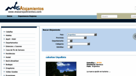 What Masalojamientos.com website looked like in 2018 (5 years ago)